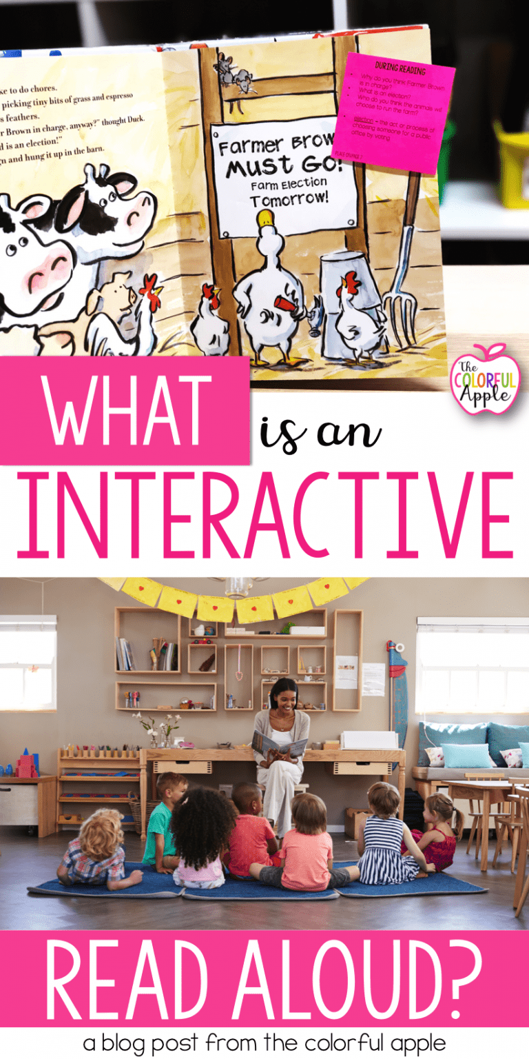 What is an Interactive ReadAloud? The Colorful Apple